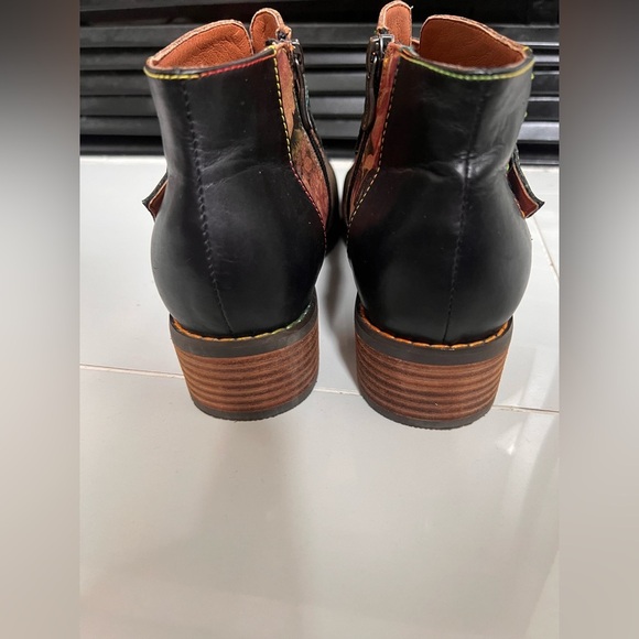 L’ ARTISTE GEORGIANA-ROSE Boots Spring Step -Leather- Size 39 (8.5) - Picture 3 of 8